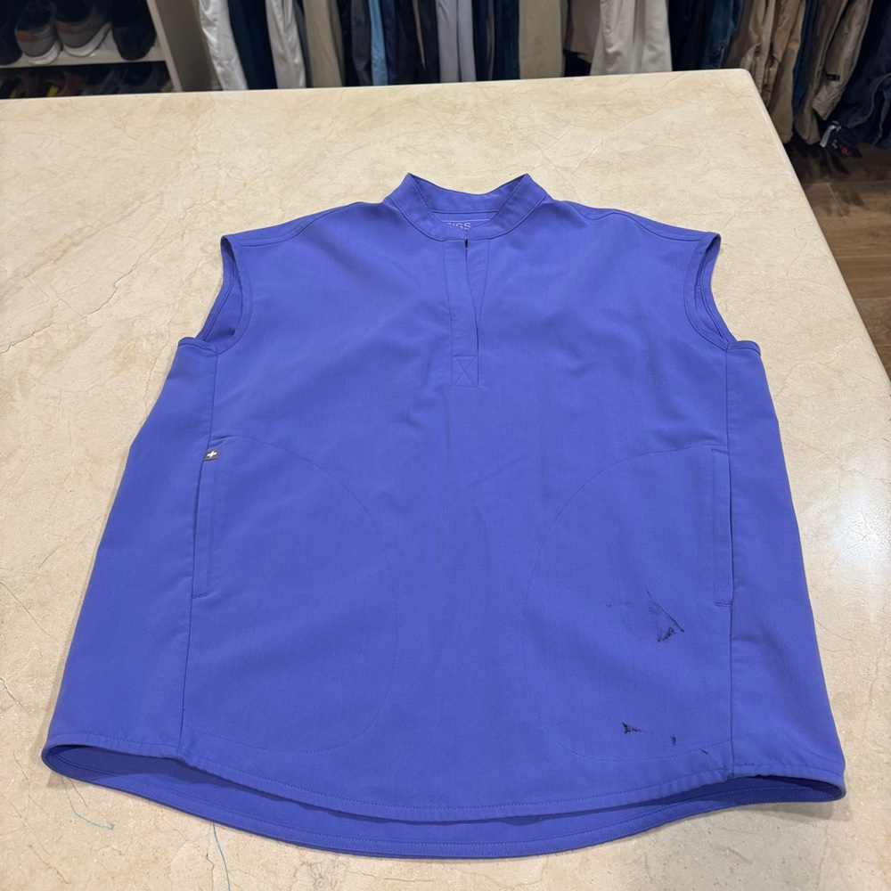 Figs Rafaela scrub top - blueberry XS